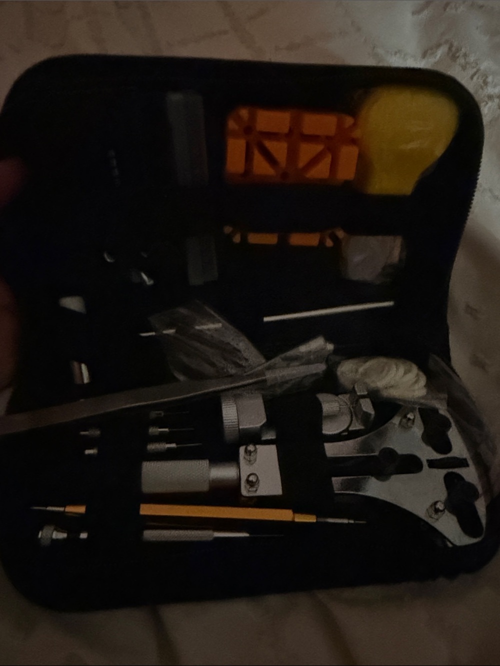 Multi-Tool Watch Repair Kit in Black and Silver - For Watches & Accessories